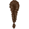 Braid - dark brown