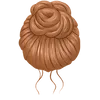 High bun - ginger