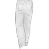 Jeans - White