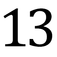13
