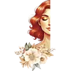 White red hair