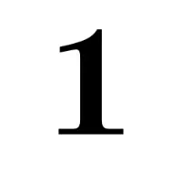 One