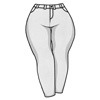 Long Pant - White