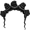 Young woman hair - black 26
