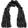 Young woman hair - black 23