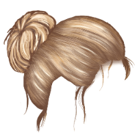 Bun Blonde Hair