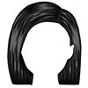 Young woman hair - black 5