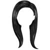 Young woman hair - black 4