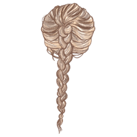 Braided Light Blonde Hair