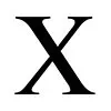 X