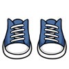 Blue Sneakers