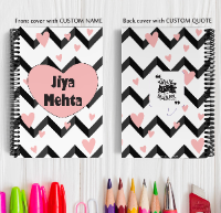 Black & Pink Hearts
