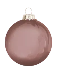 Pallina Di Natale In Vetro Personalizzata 8 Cm - Rossa Opaca Con Nome (max 11 Caratteri) - Scegli Oro O Bianco - Prodotta In Italia
