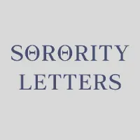 Sorority Letters - $12.50
