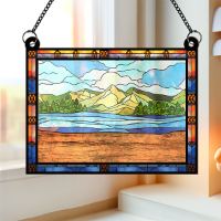 Mom And Her Children - New Style - Personalized Window Hanging Suncatcher Ornament