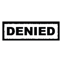 Box Denied Stamp