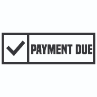 Check Box Payment Due Stamp