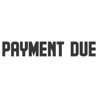Payment Due Stamp