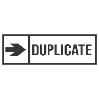 Arrow Duplicate Stamp