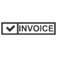 Check Box INVOICE Stamp