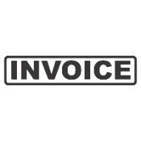 Rounded Box Invoice Stamp