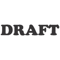 Serif DRAFT Stamp