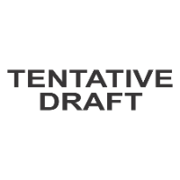 Tentative Draft Stamp