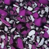 Purple and White Crushed