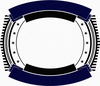003 - Front Plate  Ribbons Complete - Navy Blue