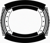 001 - Front Plate  Ribbons Complete - Black