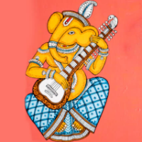 Ganesha With Sitar