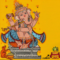 Ganesha - Beige
